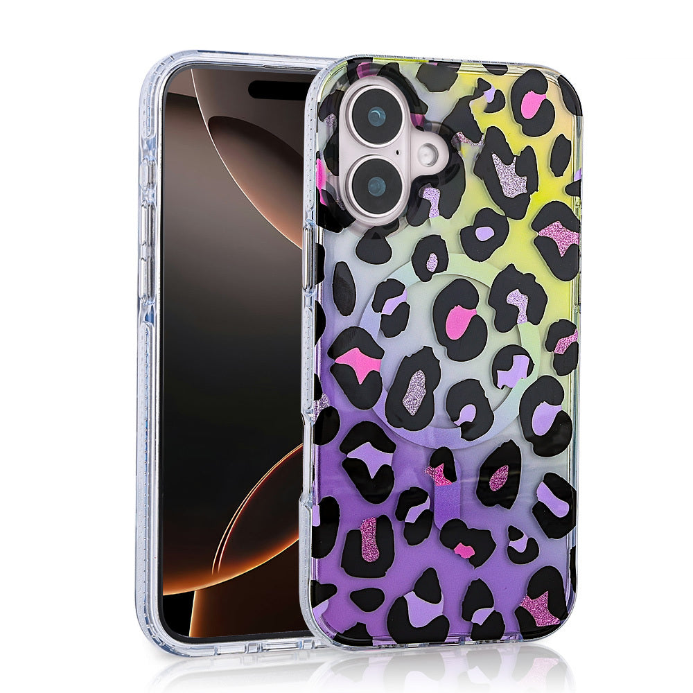 Apple iPhone 16 Plus Kılıf M-safe Şarj Özellikli Zore Jago Kapak Colorful