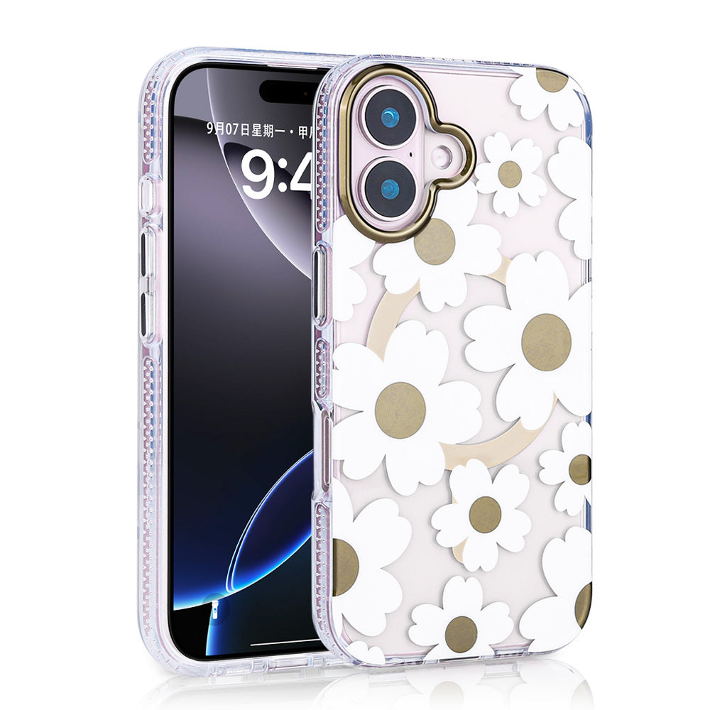 Apple iPhone 16 Plus Kılıf M-safe Şarj Özellikli Zore Papat Kapak Kahverengi