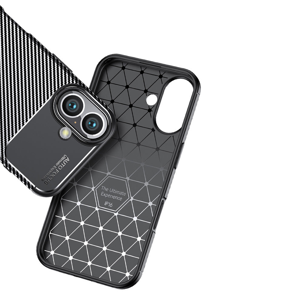 Apple iPhone 16 Plus Kılıf Zore Negro Silikon Kapak Siyah