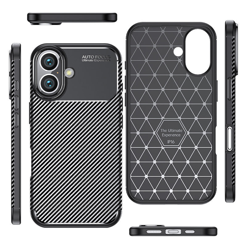 Apple iPhone 16 Plus Kılıf Zore Negro Silikon Kapak Siyah