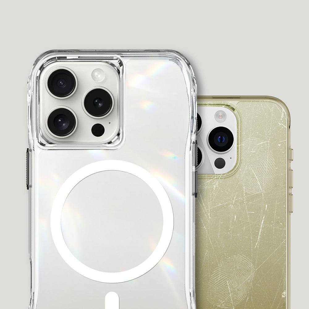 Apple iPhone 16 Pro Kılıf M-safe Şarj Özellikli Airbagli Şeffaf Zore İncek Kapak Şeffaf