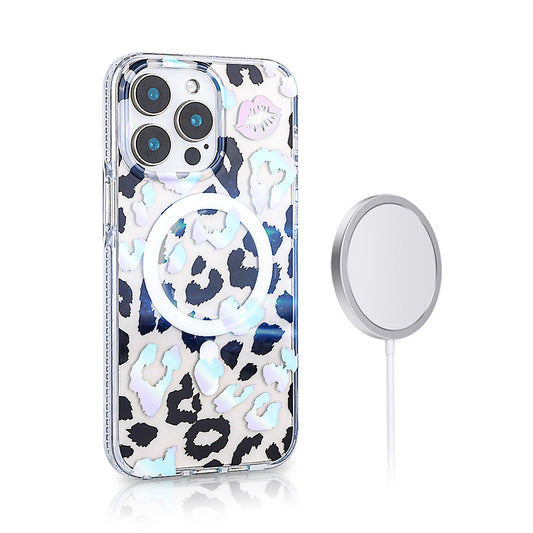 Apple iPhone 16 Pro Kılıf M-safe Şarj Özellikli Zore Jago Kapak Beyaz