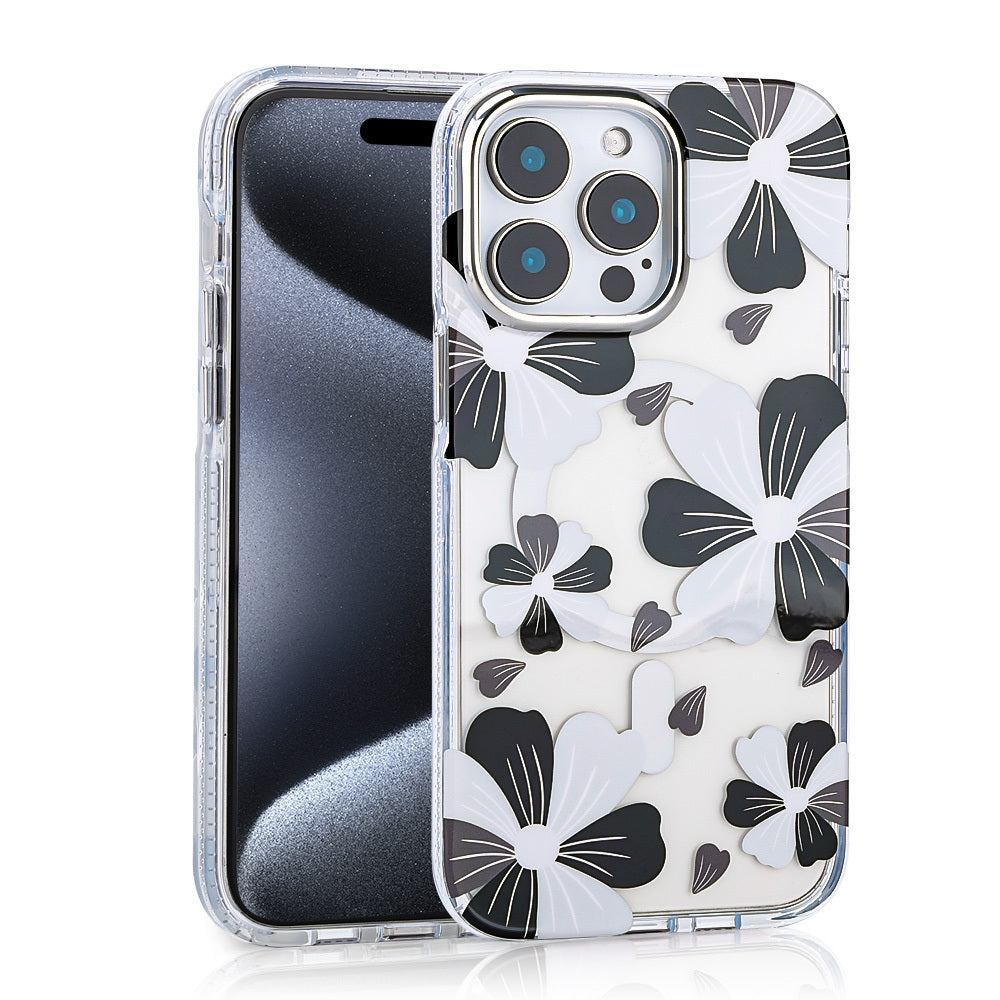 Apple iPhone 16 Pro Kılıf M-safe Şarj Özellikli Zore Papat Kapak Kahverengi