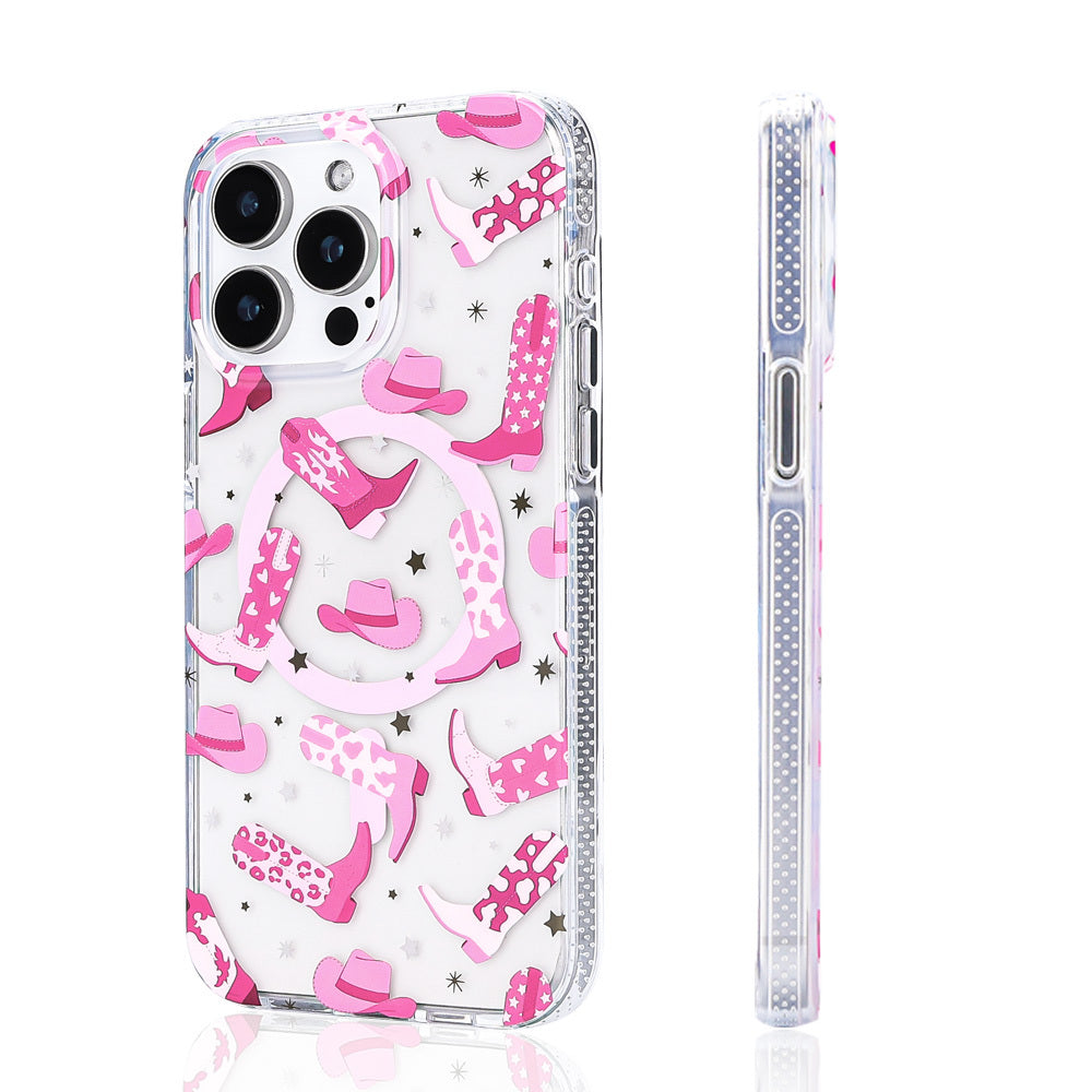 Apple iPhone 16 Pro Kılıf M-safe Şarj Özellikli Zore Stilo Kapak Sarı