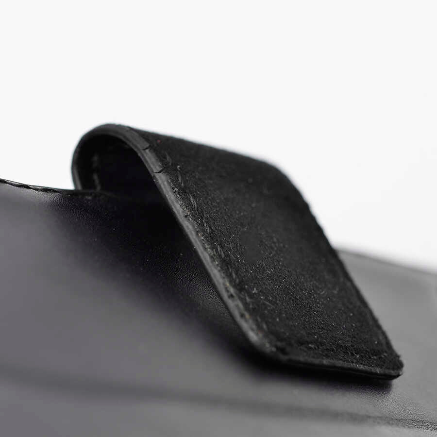 Apple iPhone 16 Pro Kılıf Zore Kar Deluxe Kapaklı Kılıf Siyah