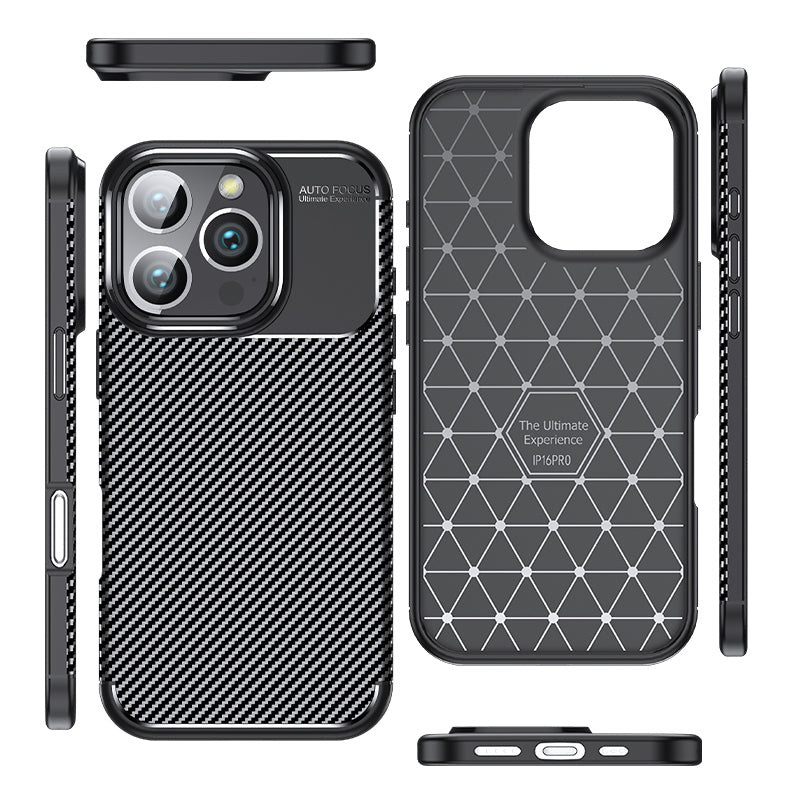 Apple iPhone 16 Pro Kılıf Zore Negro Silikon Kapak Siyah