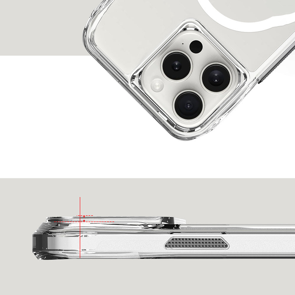 Apple iPhone 16 Pro Max Kılıf Airbagli Şeffaf Zore İncek Kapak Şeffaf