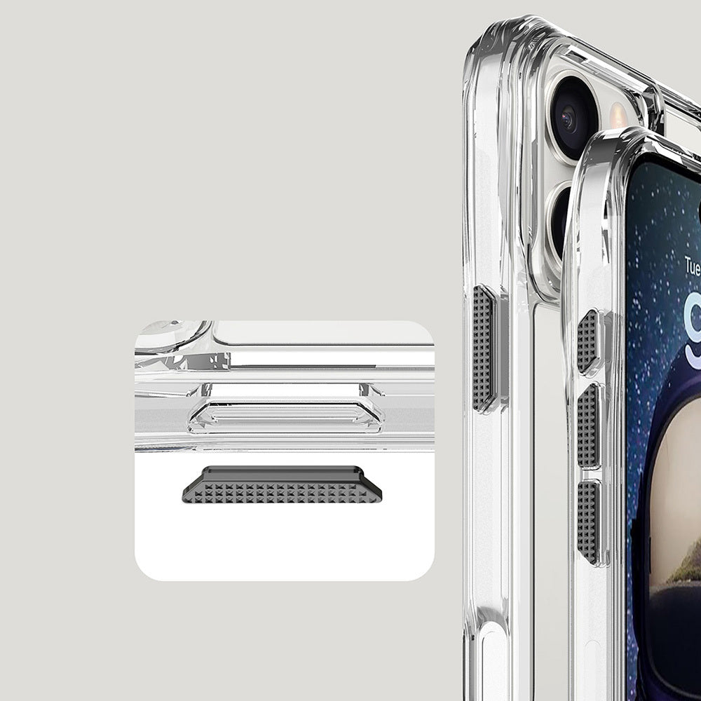 Apple iPhone 16 Pro Max Kılıf Airbagli Şeffaf Zore İncek Kapak Şeffaf