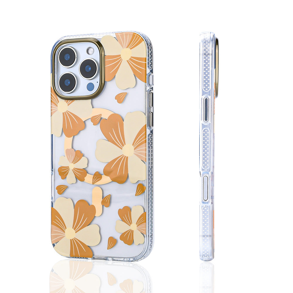 Apple iPhone 16 Pro Max Kılıf M-safe Şarj Özellikli Zore Papat Kapak Kahverengi