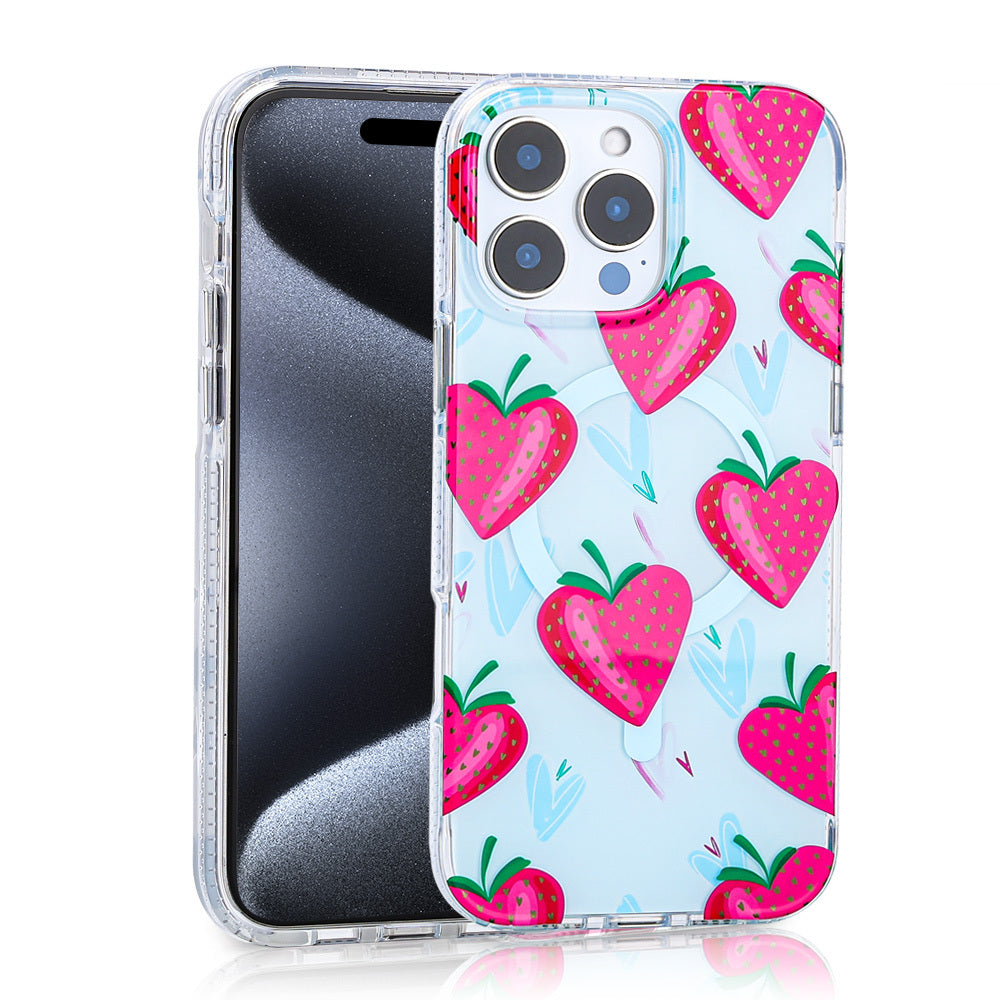 Apple iPhone 16 Pro Max Kılıf M-safe Şarj Özellikli Zore Stilo Kapak Sarı