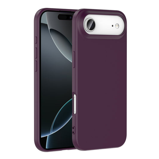 Apple iPhone 17 Air Kılıf Zore Mara Lansman Kapak Koyu Mor