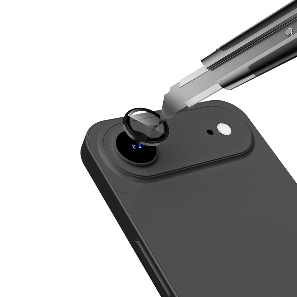 Apple iPhone 17 Air Zore Mikro Kamera Lens Koruyucu Gümüş