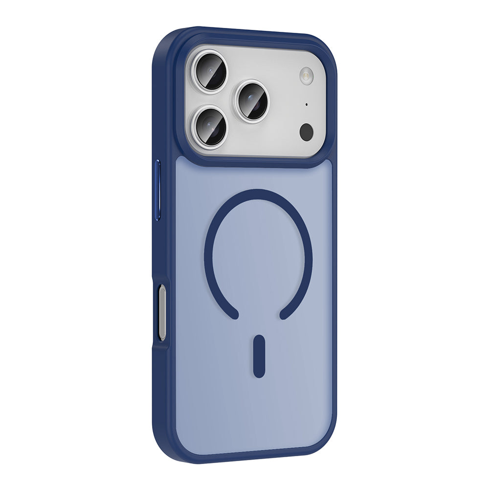 Apple iPhone 17 Pro Max Kılıf M-safe Şarj Özellikli Mat Arka Yüzey Zore Sio Kapak Gri