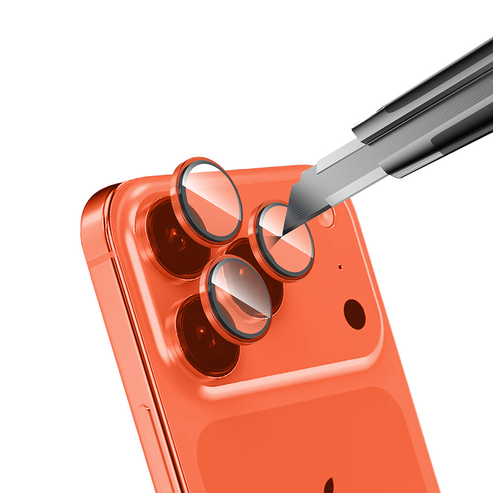 Apple iPhone 17 Pro Max Zore Mikro Kamera Lens Koruyucu Lacivert