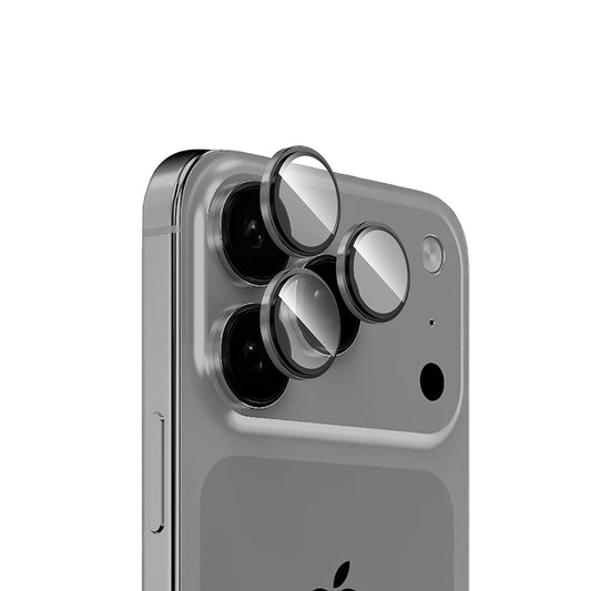 Apple iPhone 17 Pro Max Zore Mikro Kamera Lens Koruyucu Gri