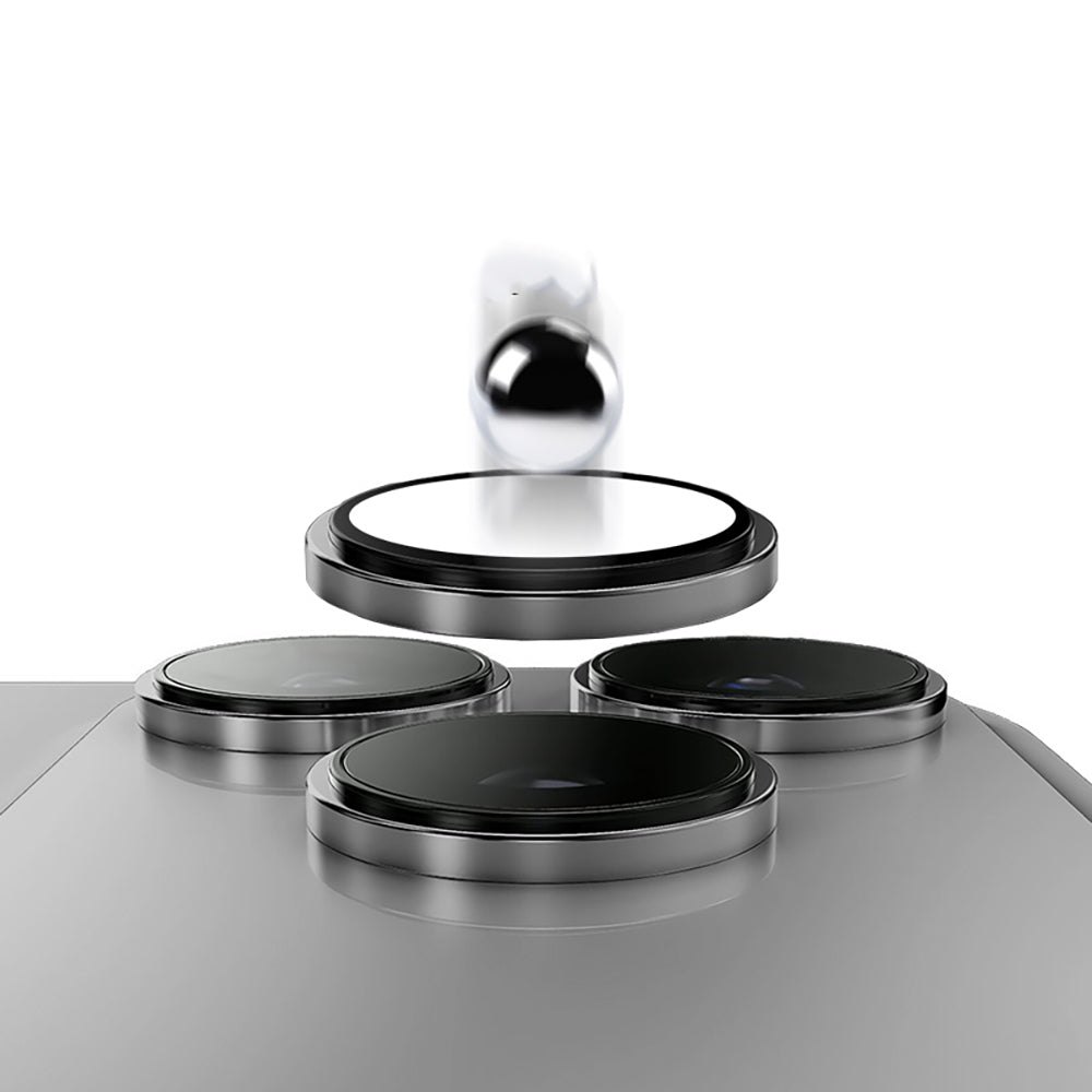 Apple iPhone 17 Pro Zore Mikro Kamera Lens Koruyucu Gri