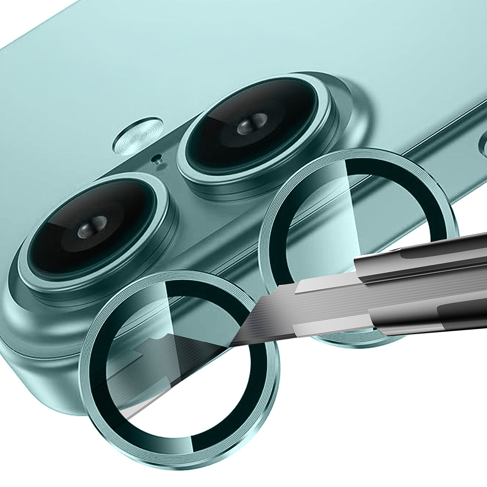 Apple iPhone 17 Zore Mikro Kamera Lens Koruyucu Siyah