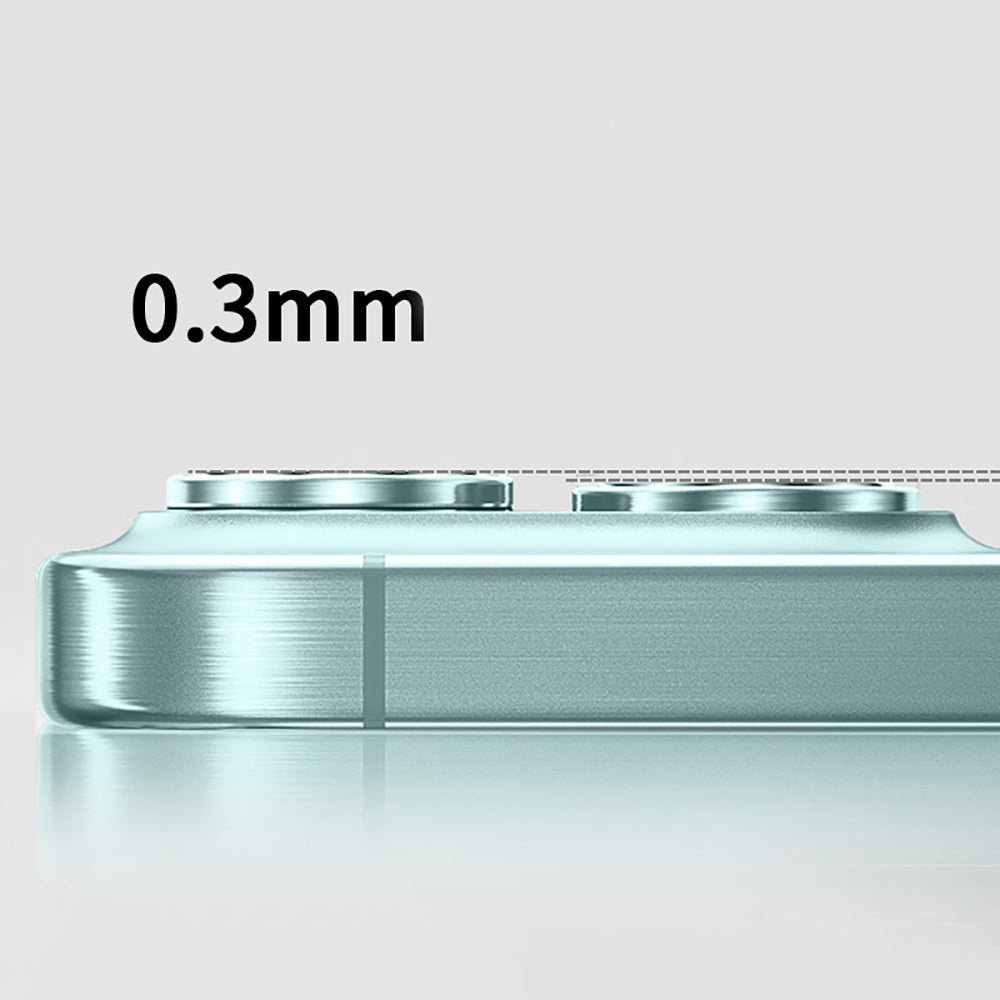 Apple iPhone 17 Zore Mikro Kamera Lens Koruyucu Açık Mavi
