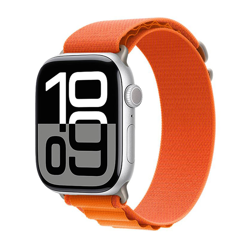 Apple Watch 10 42mm Zore KRD-74 Hasır Kordon Siyah