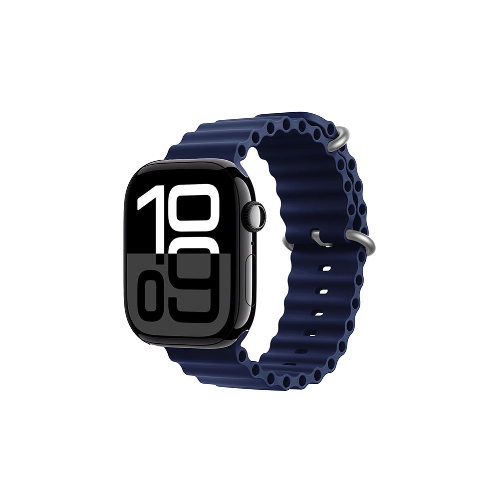 Apple Watch 10 42mm Zore KRD-75 Silikon Kordon Lacivert