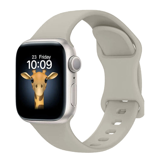Apple Watch 10 46mm Zore KRD-131 Silikon Kordon Strap Kayış Stone