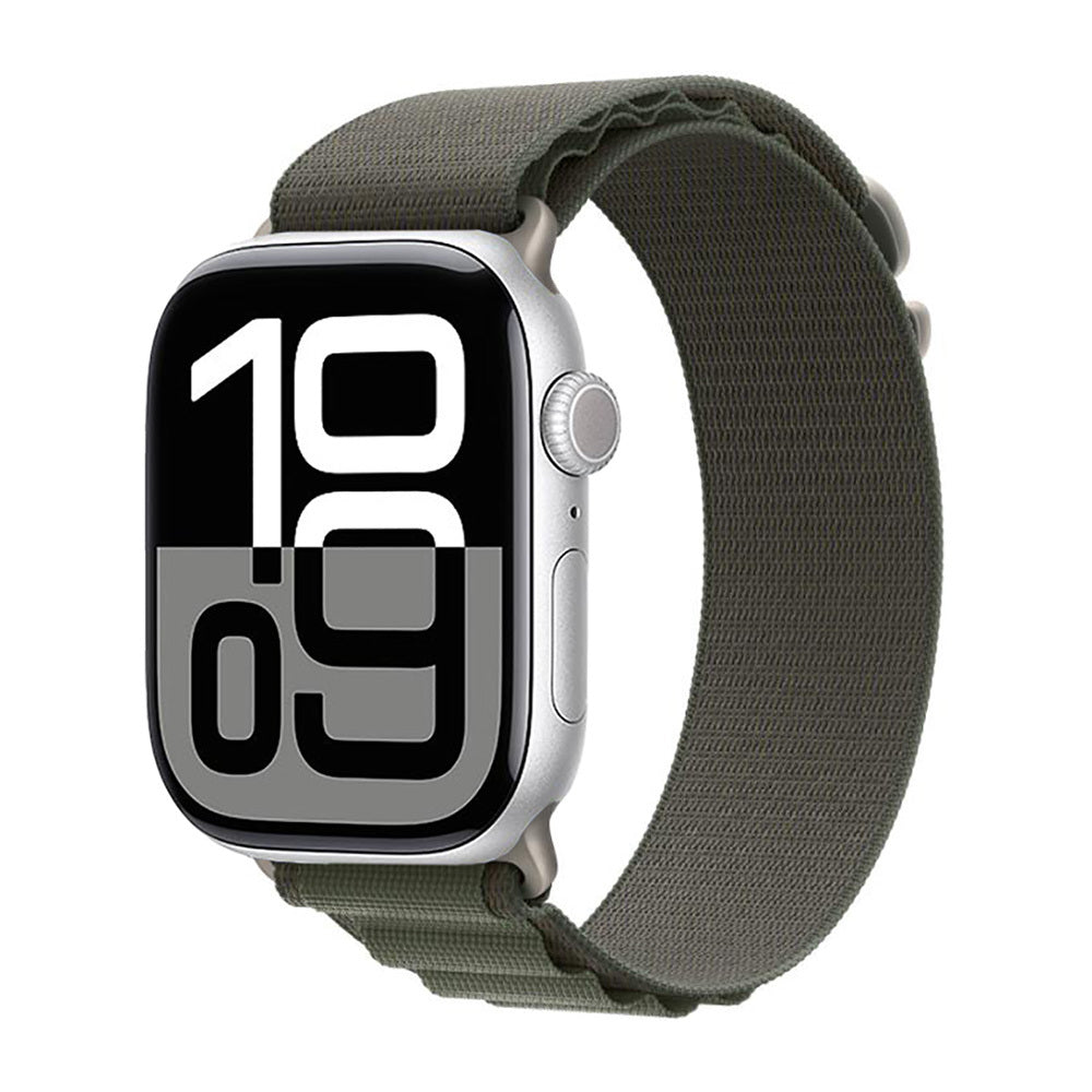Apple Watch 10 46mm Zore KRD-74 Hasır Kordon Turuncu