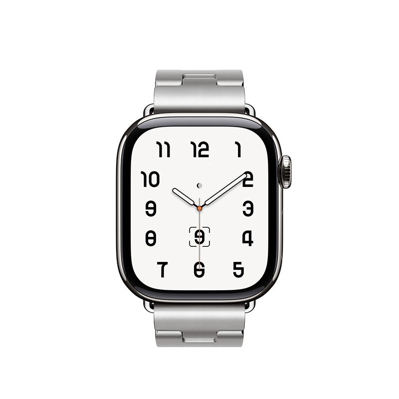 Apple Watch 44mm Zore KRD-125 Metal Kordon Strap Kayış Siyah