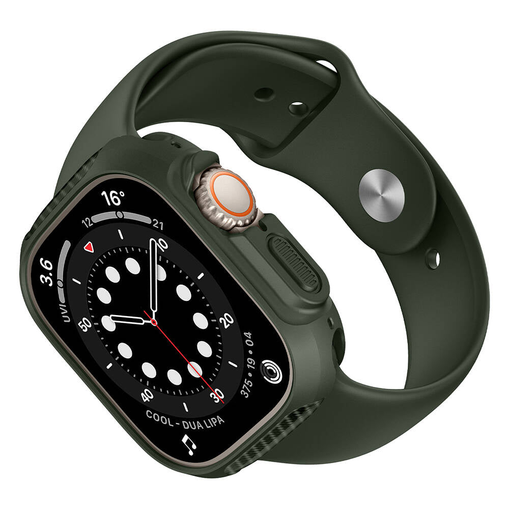 Apple Watch Ultra 49mm Silikon TPU Kasa Koruyucu Zore Watch Gard 31 Siyah