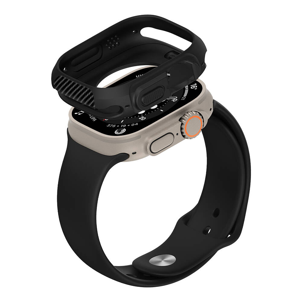 Apple Watch Ultra 49mm Silikon TPU Kasa Koruyucu Zore Watch Gard 31 Yeşil