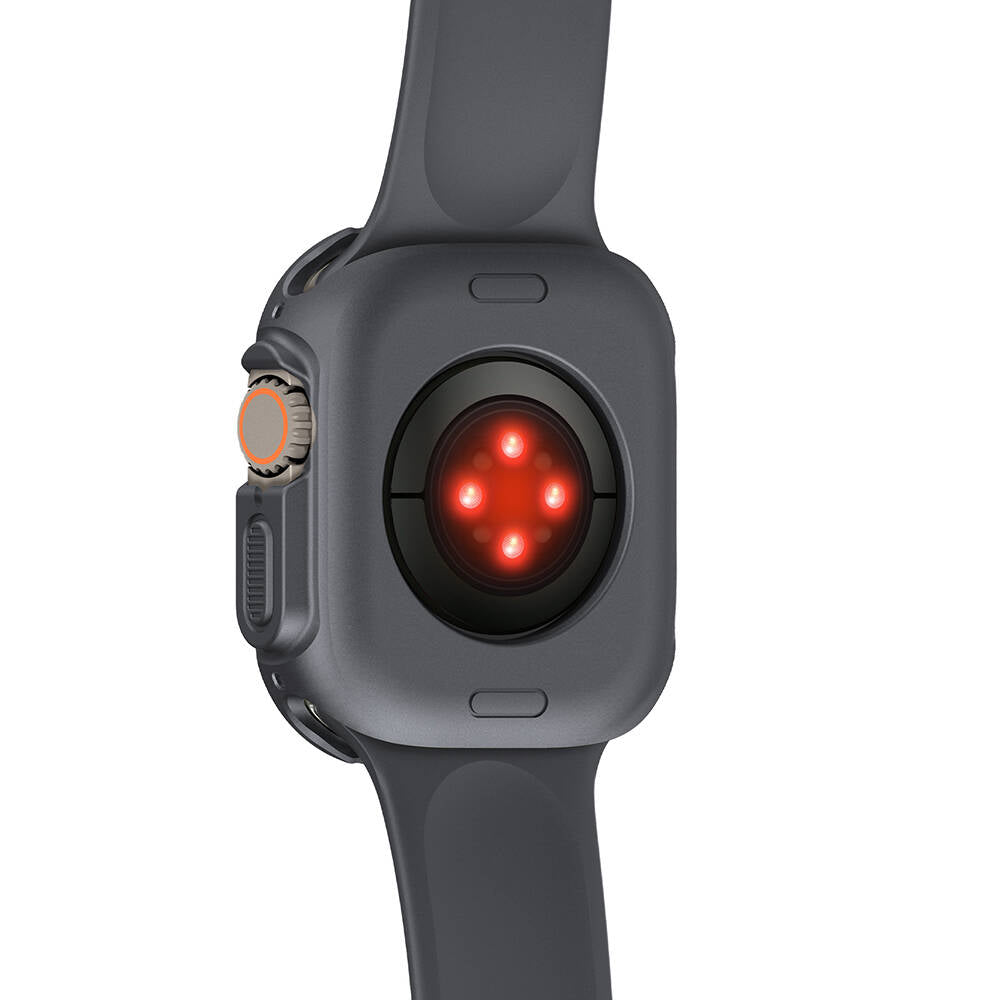 Apple Watch Ultra 49mm Silikon TPU Kasa Koruyucu Zore Watch Gard 31 Yeşil