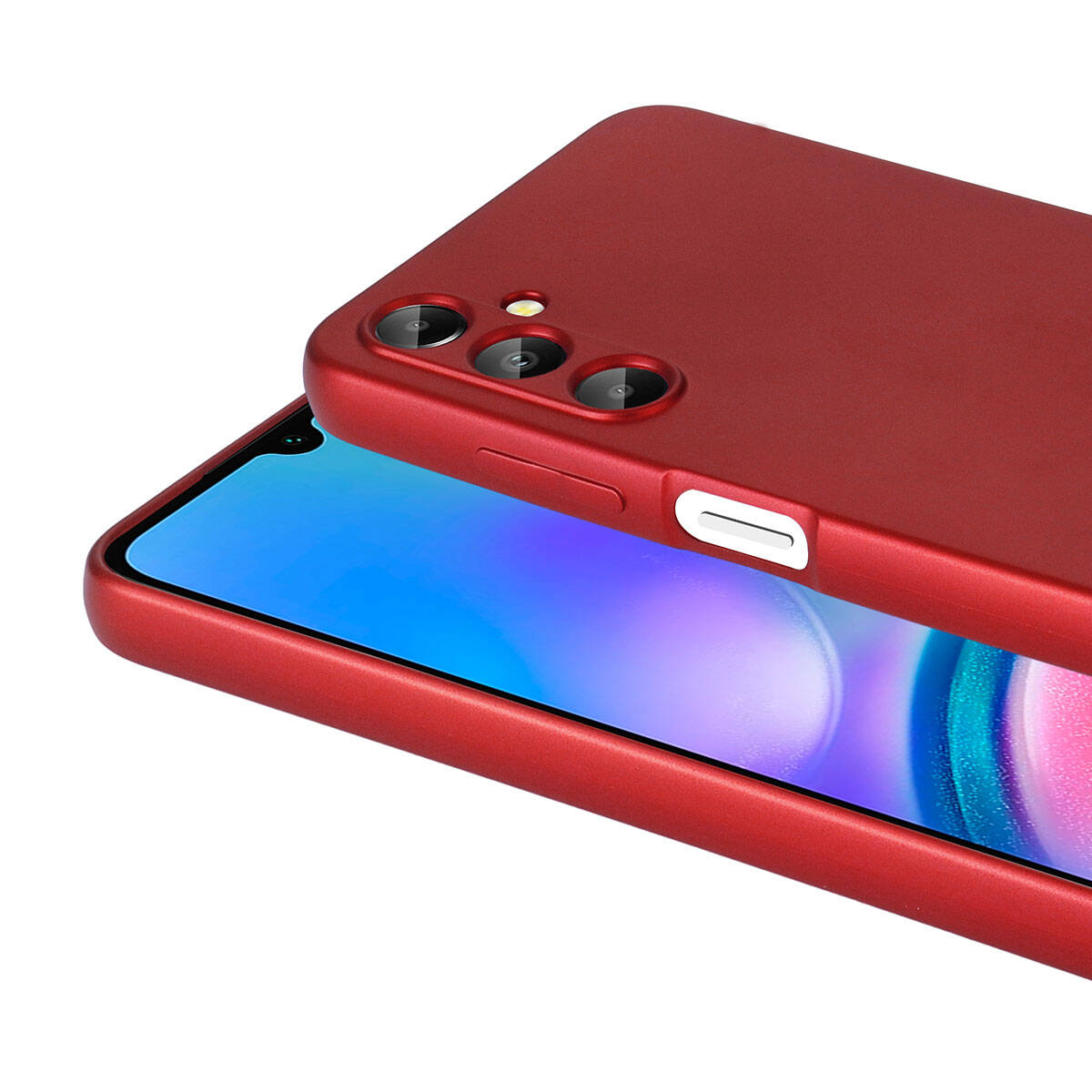 Galaxy A05S Kılıf Zore Premier Silikon Kapak Rose Gold