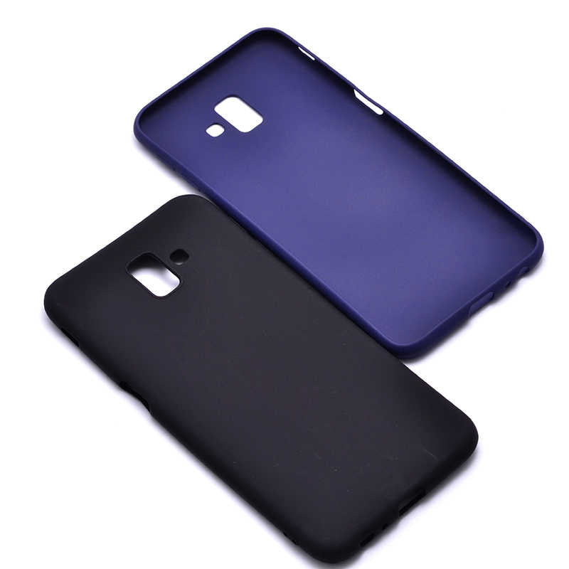 Galaxy J6 Plus Kılıf Zore Premier Silikon Kapak Saks Mavi