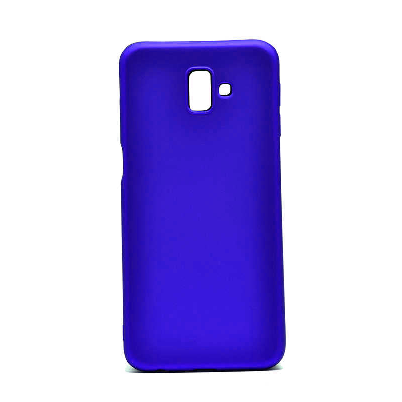 Galaxy J6 Plus Kılıf Zore Premier Silikon Kapak Saks Mavi