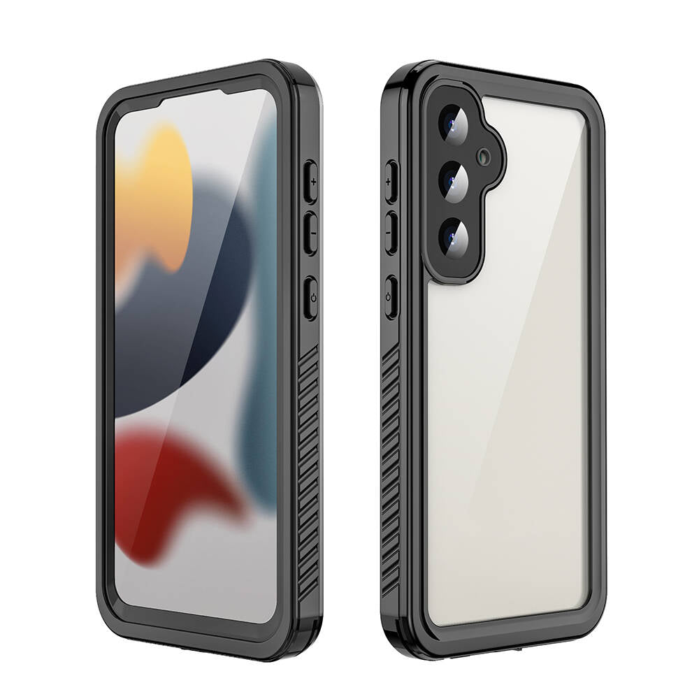 Galaxy S23 FE Kılıf 1-1 Su Geçirmez Kılıf Siyah