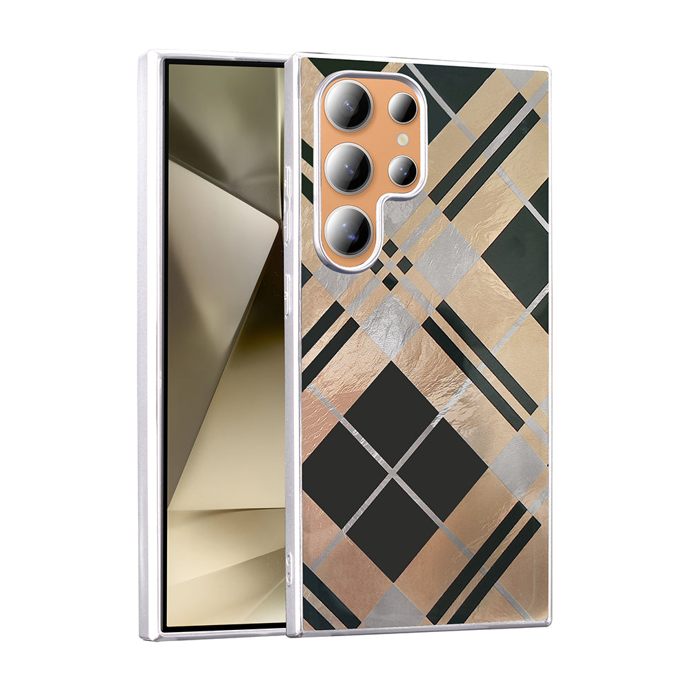 Galaxy S23 Ultra Kılıf Desenli Zore Mep Kapak Geometrik