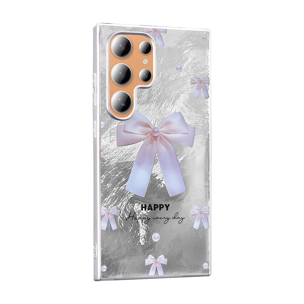 Galaxy S23 Ultra Kılıf Desenli Zore Mep Kapak Gold Leopar