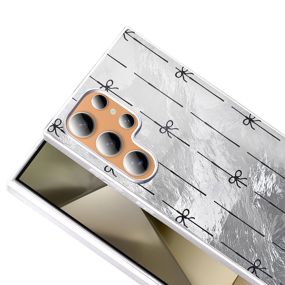 Galaxy S23 Ultra Kılıf Desenli Zore Mep Kapak Gold Leopar