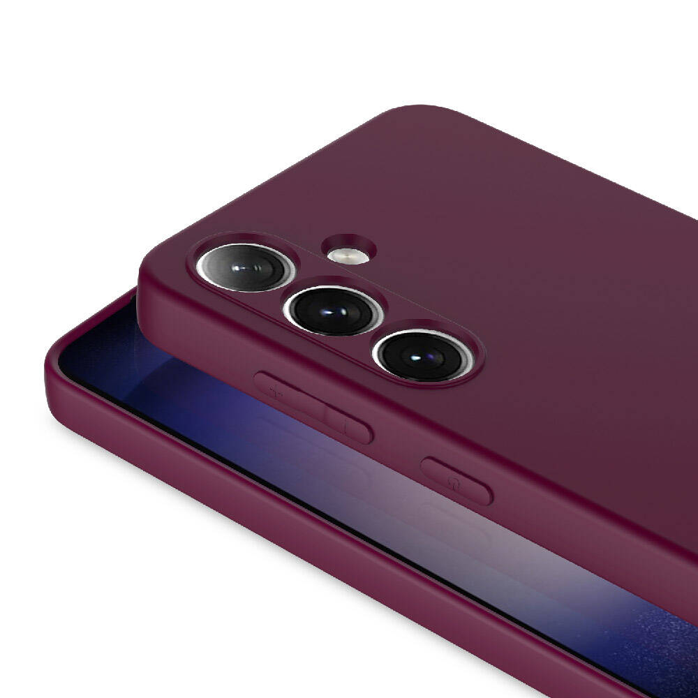 Galaxy S24 Kılıf Zore Mara Lansman Kapak Koyu Mor