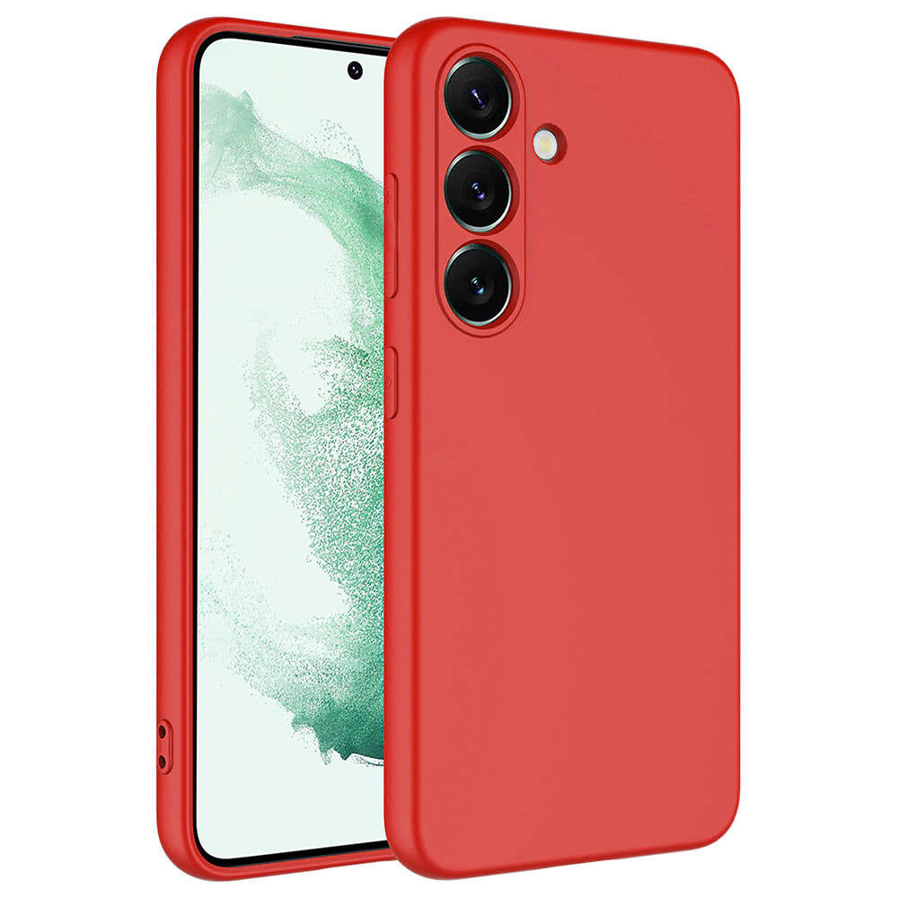 Galaxy S24 Plus Kılıf Zore Mara Lansman Kapak Kırmızı