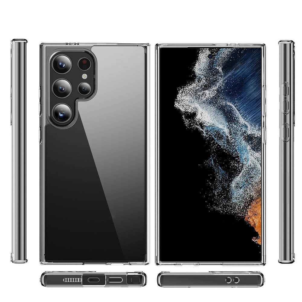 Galaxy S24 Ultra Kılıf Zore Droga Kapak Renksiz