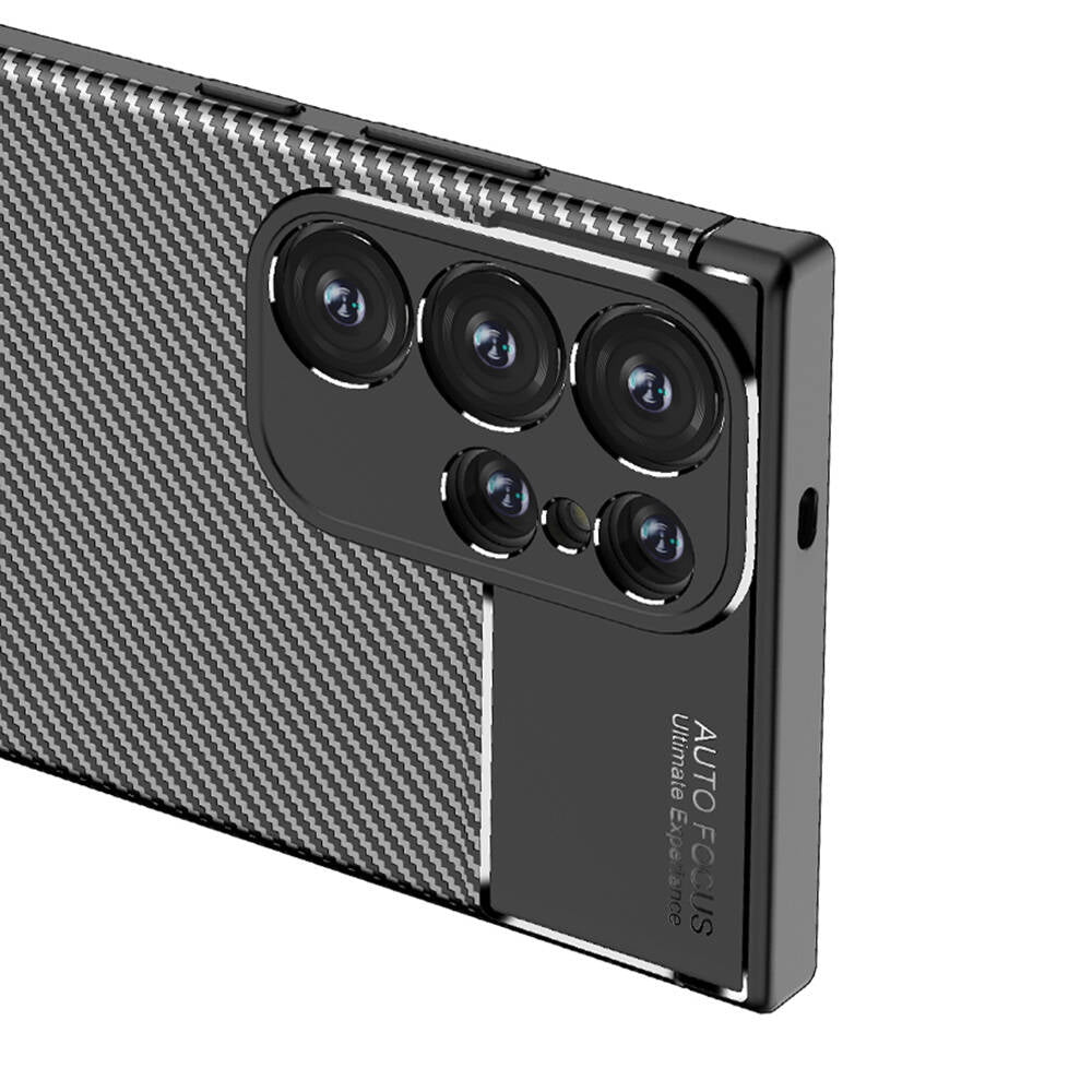 Galaxy S24 Ultra Kılıf Zore Negro Silikon Kapak Siyah