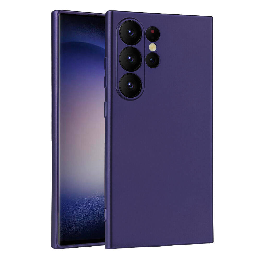 Galaxy S24 Ultra Kılıf Zore Premier Silikon Kapak Lacivert