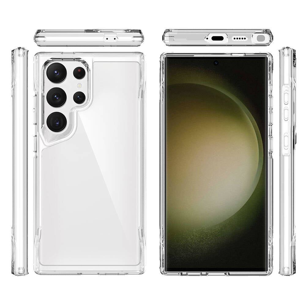 Galaxy S24 Ultra Kılıf Zore T-Max Kapak Renksiz