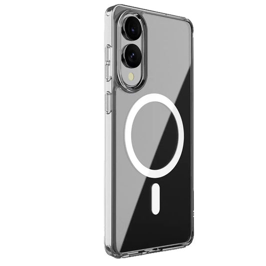 Galaxy S25 Edge Kılıf Kamera Korumalı M-safe Sert PC Zore Porto Kapak Şeffaf