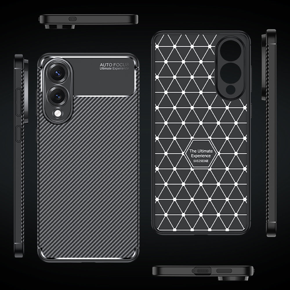 Galaxy S25 Edge Kılıf Zore Negro Silikon Kapak Siyah