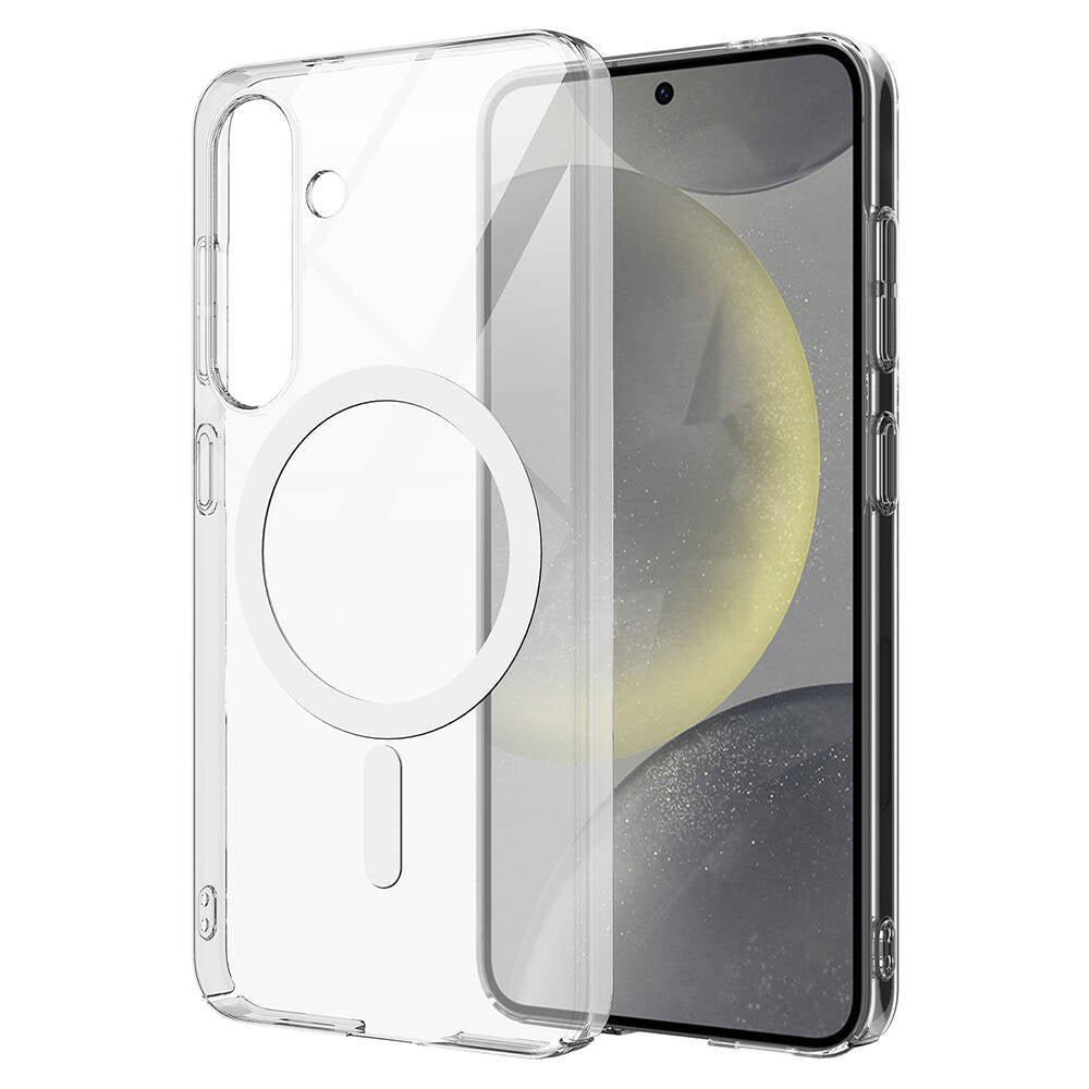 Galaxy S25 FE Kılıf Kamera Korumalı M-safe Sert PC Zore Porto Kapak Şeffaf