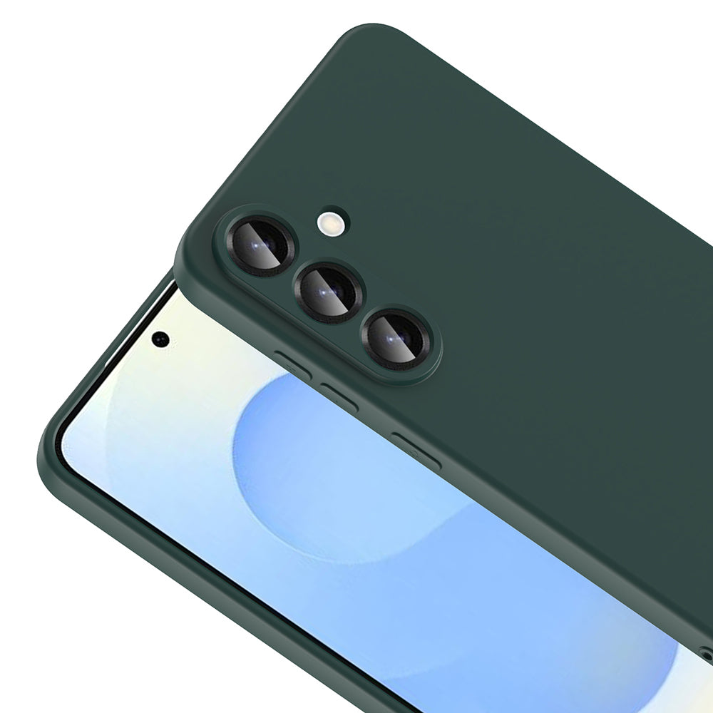 Galaxy S25 FE Kılıf Zore Mara Lansman Kapak Koyu Yeşil