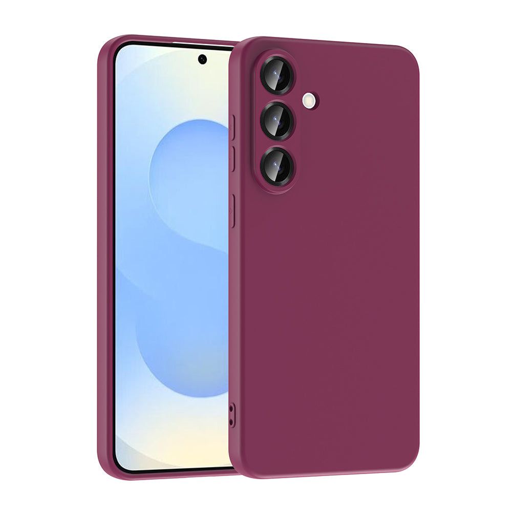 Galaxy S25 FE Kılıf Zore Mara Lansman Kapak Koyu Mor