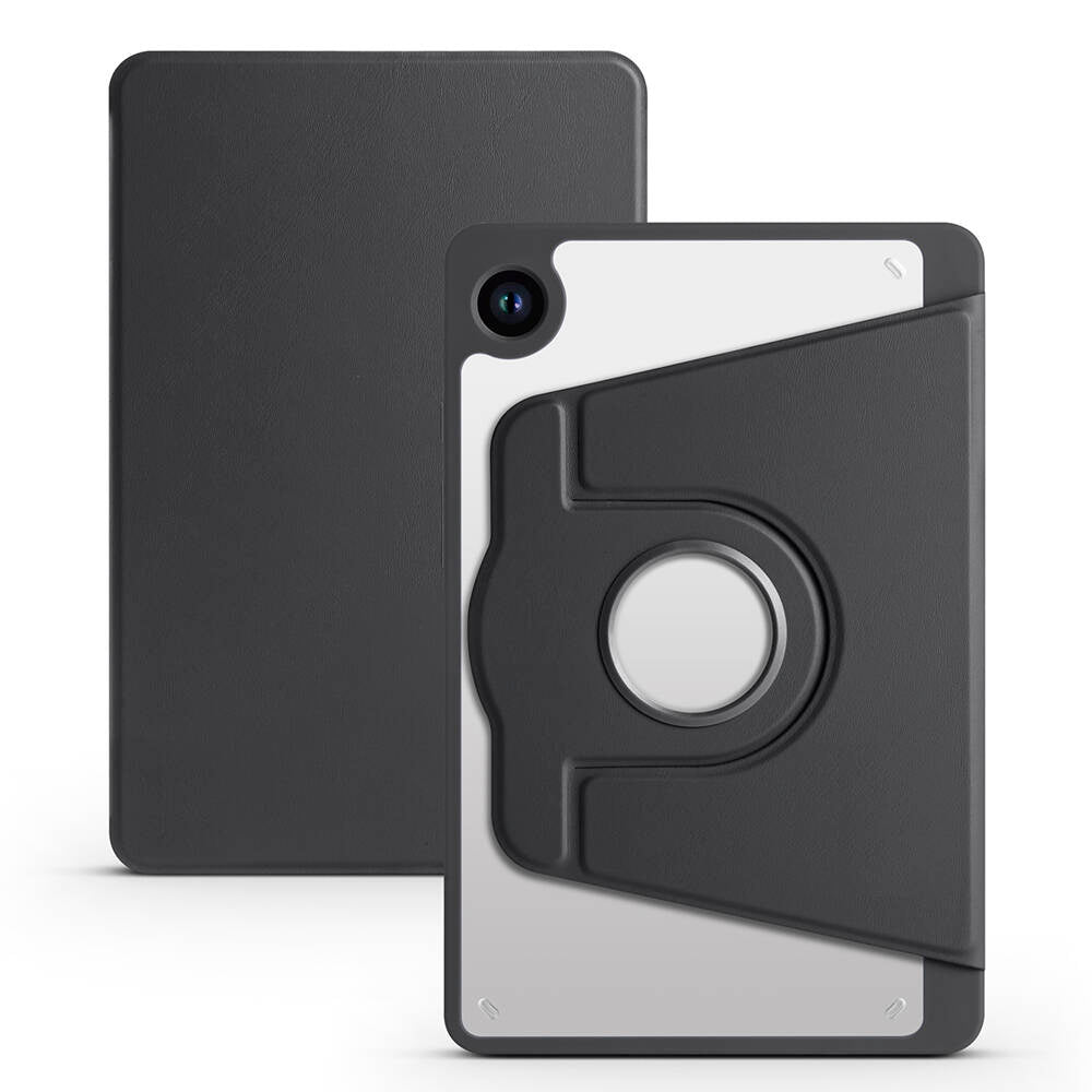 Galaxy Tab A9 Kılıf Zore Termik Kalem Bölmeli Dönebilen Standlı Kılıf Mavi