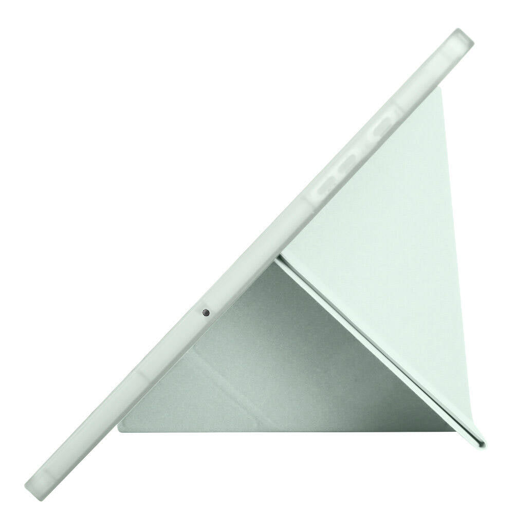 Galaxy Tab A9 Kılıf Zore Tri Folding Kalem Bölmeli Standlı Kılıf Rose Gold